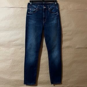 Mother | The Looker Crop On The Edge Jeans Mid Rise Skinny Denim Size 25